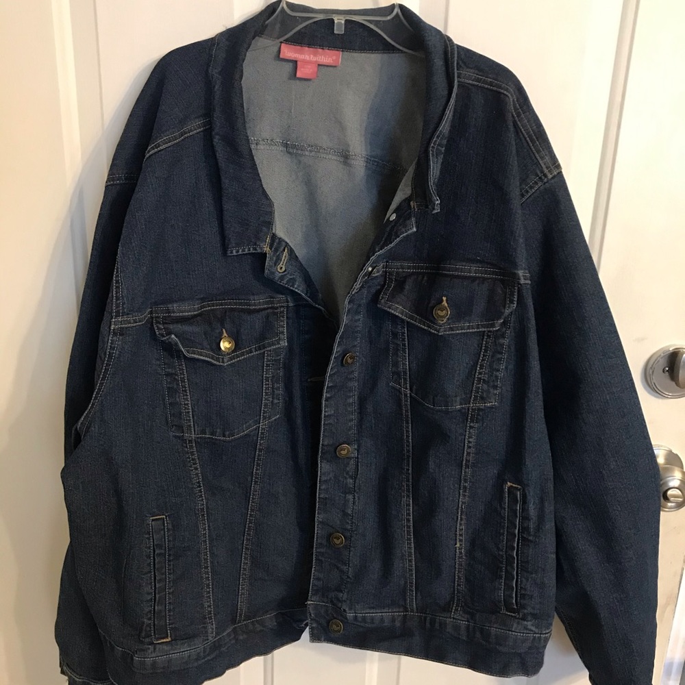 Woman within jacket